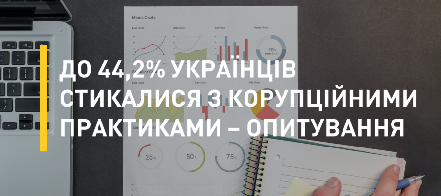 До 44,2% українців стикалися з корупційними практиками – опитування