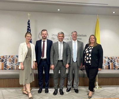 Head of Ukraine’s National Agency on Corruption Prevention and IFES President Discuss Political Finance
