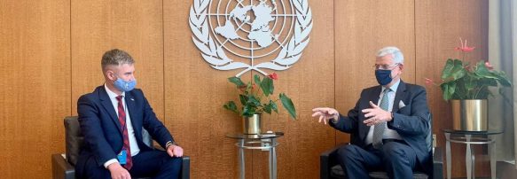 Голова НАЗК Олександ Новіков зустрівся з Президентом Генеральної Асамблеї ООН Волканом Бозкіром